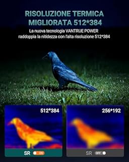 VANTRUE POWER Termocamera Telecamera termica TS1 thermal camera per Android,risoluzione IR 256×192, telecamera termica, SuperIR 512×384, 25Hz, porta USB-C