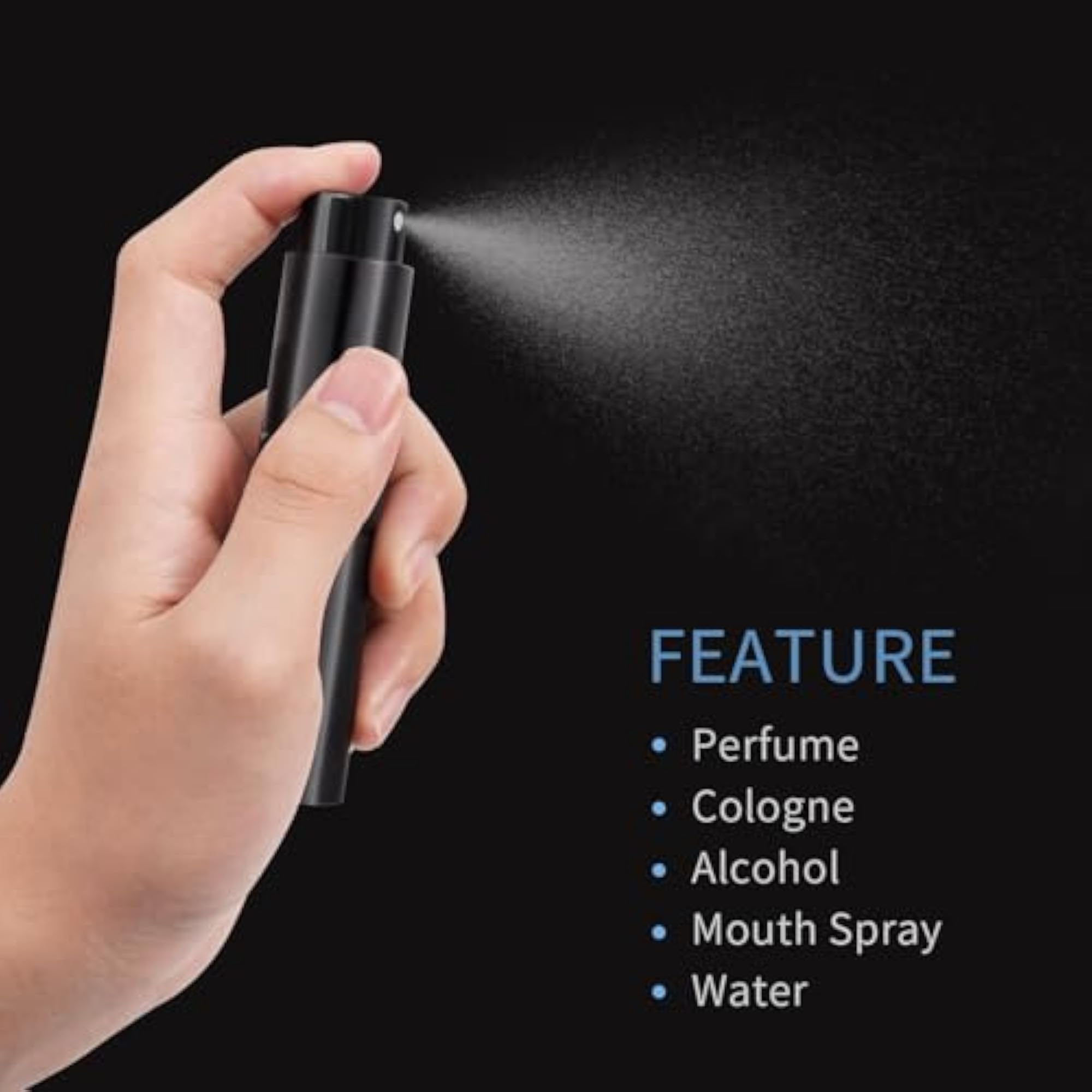 3Pcs 8ml Cologne Travel Bottle Set