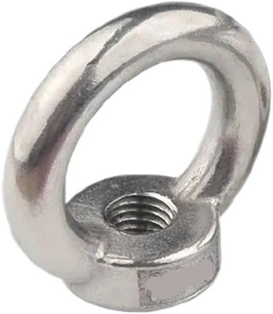 2PCS Lifting Eye Nut Lifting Eye Hook Nut M3 M4 M5 M6 M8 M10 M12 304 Stainless Steel 12mm 15mm 20mm 25mm(M3)