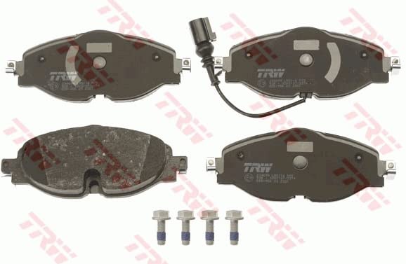 TRW GDB1956 Plaquettes de Frein Kit de 4 pour Volkswagen Golf VII (5G1, BQ1, BE1, BE2, BC2) 2012-2021 Essieu Avant et Autres Véhicules