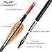 Lanneret Archery Carbon Arrows for Compound & Recurve Bows，28Inch Carbon Practice Bow Arrow with Removable for Youth Compound & Recurve Bow Target (Pack of 12) Orange