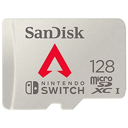 SanDisk 128GB microSDXC card for Nintendo Switch consoles Apex Legends edition up to 100 MB/s UHS-I Class 10 U3
