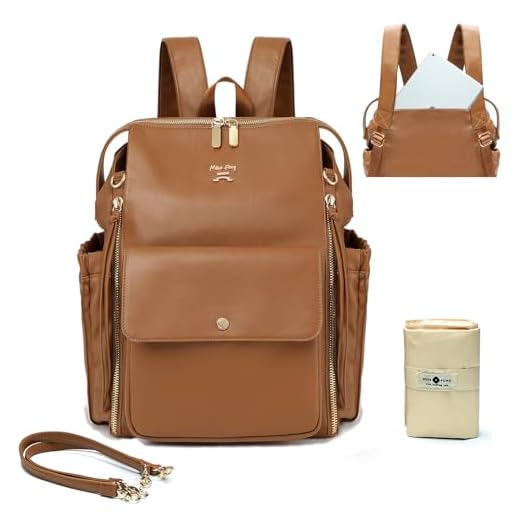 Diaper Bag Backpack by Miss Fong,Baby Registry Search,with in Bag Organizer.