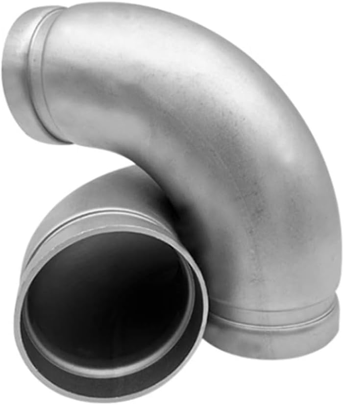 Stainless Steel Cast Pipe Fittings,304 Stainless Steel Groove 90 Degree Elbow, DN65 DN80 DN100 Trench Type 90 ° Equal Diameter Elbow,(DN65)