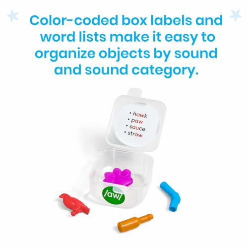 hand2mind Mini Object Phoneme Toolboxes, Speech Therapy Tools, Phonics Manipulatives, Kids Speech Therapy Toys, Kindergarten Reading Classroom Must Haves, Learning Alphabet and Letter Sounds - Image 5