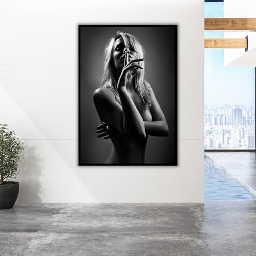 Toile d'art féminine œuvre d'art sexy impression de chambre 50x70 cm - 2