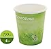 A+ DESIGN Special Green Grass Design Paper Hot Coffee Cups Eco-friendly,100% Blodegradable&Compostable (Green grass, 50 count, 4 oz) 2