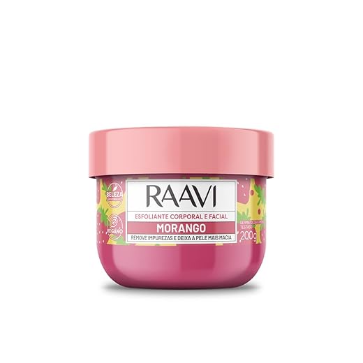 Depil Bella - Esfoliante Corporal E Facial Raavi 200G Morango