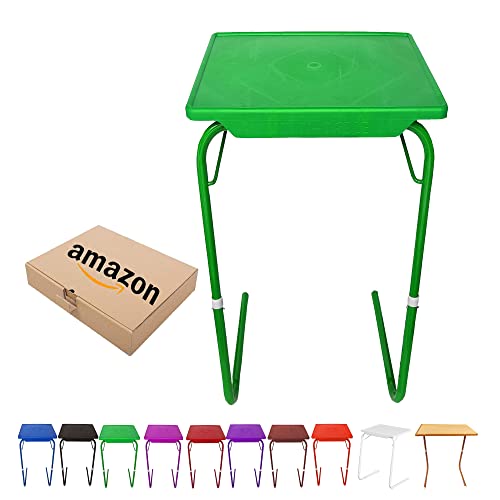 Image of TAVASYA Adjustable Table Mate Laptop Table Kids Table Study Table Utility Table Multi Purpose Table Green Color TSYTM2