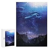 【Taille et matériau】Taille du puzzle en bois: 300pcs (38x26cm)；500pcs (52x38cm), 1000pcs (75x50cm); Taille du puzzle en papier: 38x26cm/1000pcs. Recommandé pour adultes et enfants de 12 ans et plus.