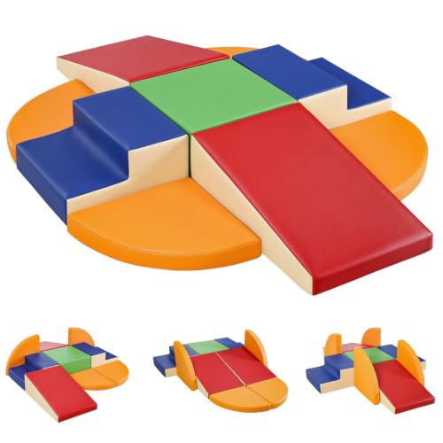 Schaumstoff Bausteine Kinder Klettern Indoor: 9 Softbausteine...