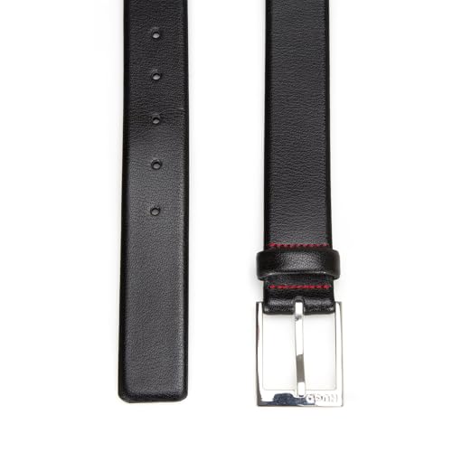 Image of HUGO Men's Gellot Grainy Leather Dress Belt