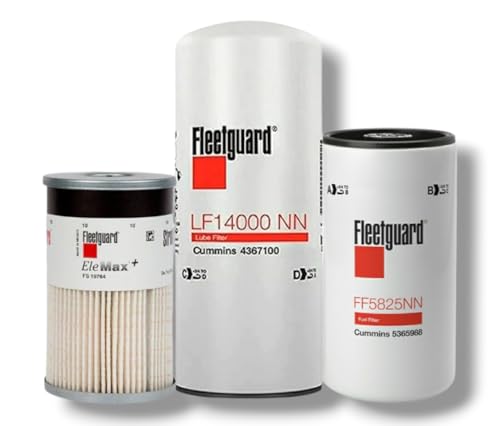 Genuine Fleetguard - Cummins Filtration LF14000NN - FF5825NN - FS19764 Maintenance Filters Kit For Cummins