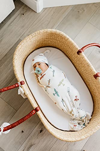 Image of Copper Pearl Swaddle Blankets for Newborns | Soft Stretchy Receiving Blankets for Boys and Girls | Large 46 x 46 Inch Baby Blankets | Lightweight and Breathable Swaddles | Ace