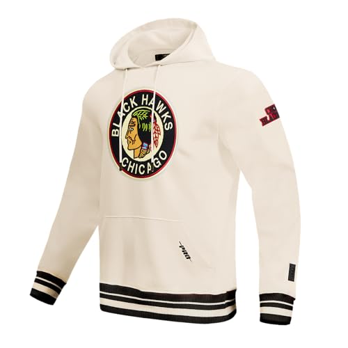 Image of Pro Standard Men's NHL Retro Classics Brushed Back French Terry Pull Over Hoodie