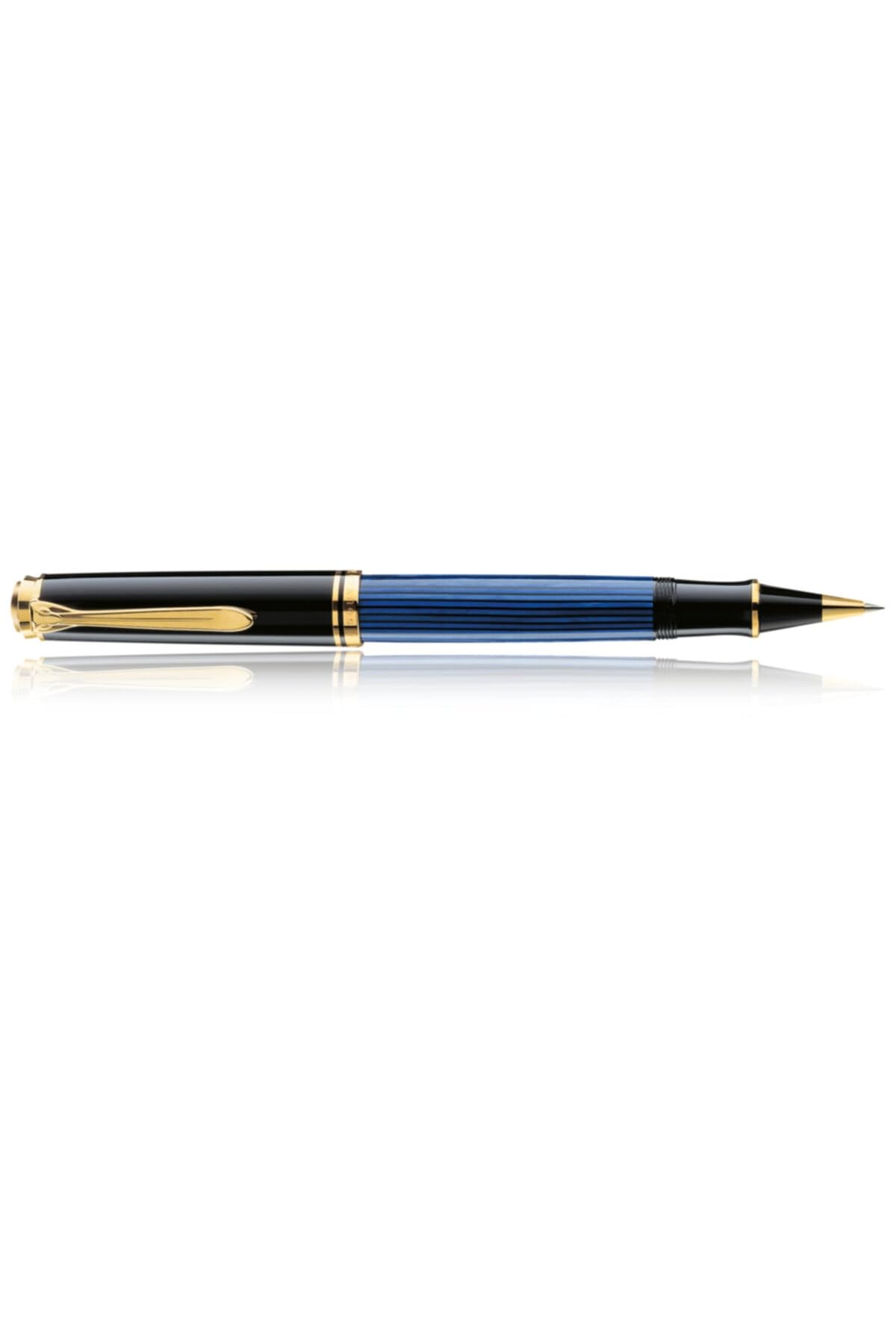 Pelikan Tintenroller Souverän 800, Schwarz-Blau, hochwertiger Roller im Geschenk-Etui, 997668