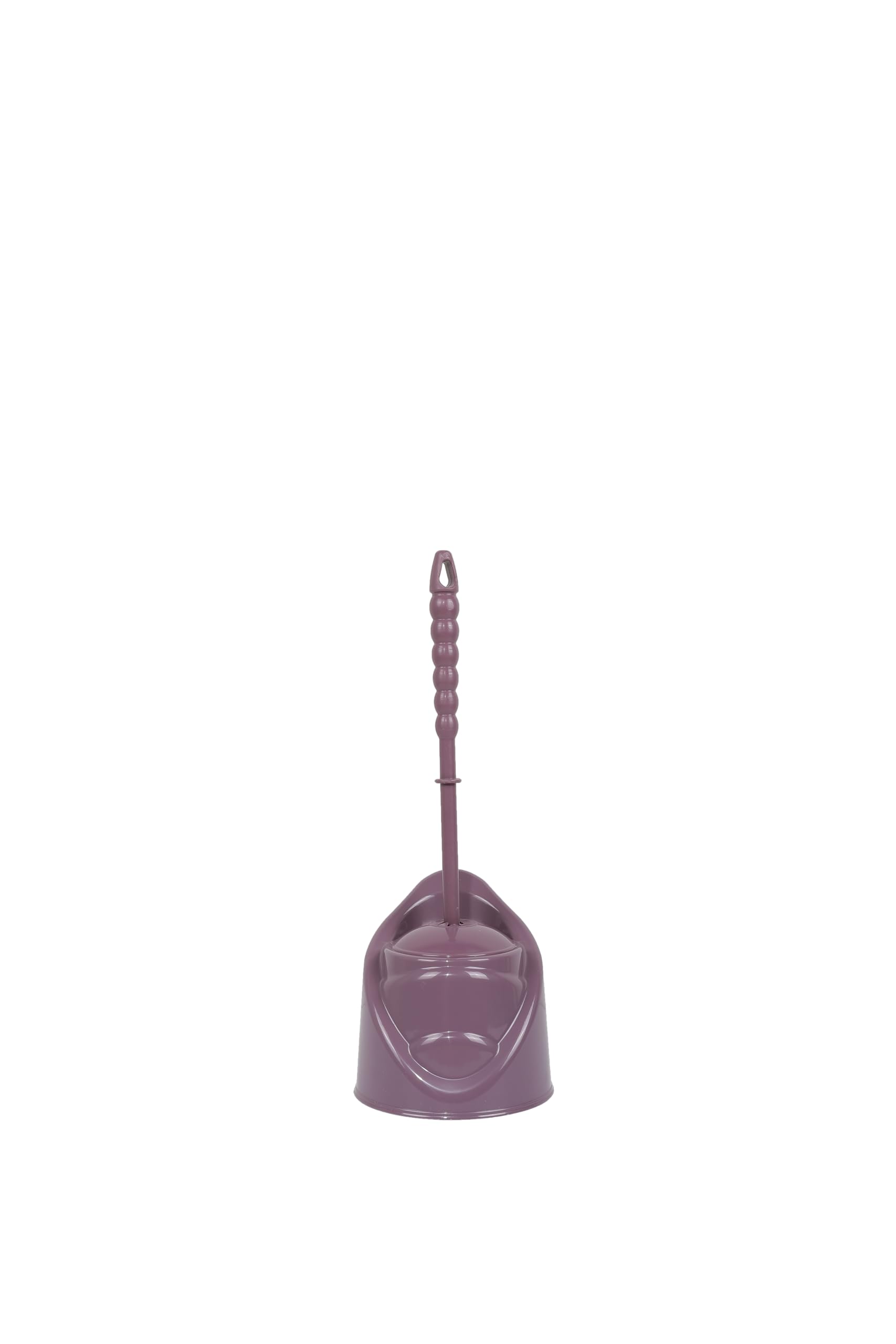 Toilet Bathroom Cleaning Brush Holder Set Stiff Quality Plastic Strong Bristles Scrubber Cleaning Household Essentials Bathroom Accessory (PURPLE)