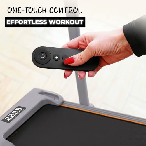 Image of Durafit91 Dash 2.5HP Peak BLDC Motor Walkpad Treadmill with Remote Control | 100 kg User Capacity Walking Pad| 8 km /h Max Speed | LED Display with Under-Desk Design | Home Use | Grey