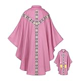 Col simple et élégant : avec un design de col simple, les peignoirs de clergé pour homme combinent fonctionnalité et style, offrant confort et solennité pour améliorer la concentration spirituelle lors des services religieux ou d'autres événements religieux importants