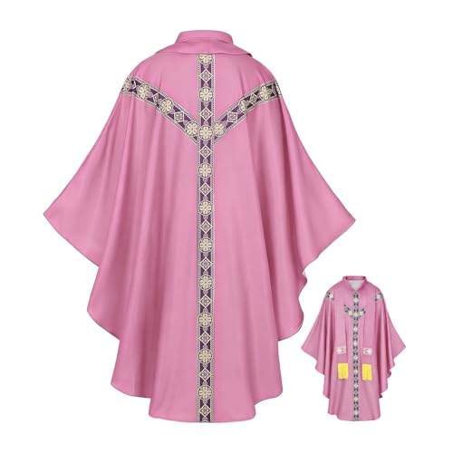 Robe de pasteur pour hommes tenue d'église catholique costume cosplay