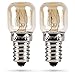 HEITECH Lot de 2 ampoules pour four 15W E14 - Ampoule résistante à la chaleur jusqu'à 300 degrés pour four, grill, micro-ondes - Ampoule de four avec capsule T22, 75 lumens et 2600K