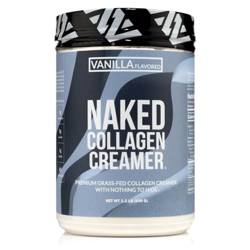 Naked Collagen Coffee Creamer - Vanilla Collagen Creamer For Coffee - Dairy-Free, Gluten-Free,...