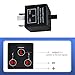 Dogary CF13 LED Flasher Relay, 3 Pin Adjustable Relay for Sloving Hyper Blink Flashing Turn Signal and Hazard Warn Problem, Plug and Play Flash Frequency Repair Tool, Universal for Most Cars (Black)