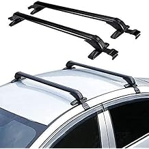 Universal Cars Lockable Bars Rack Aluminum Roof Rack Cross Bar Carrier Adjustable Window Frame Crossbar Top Rail Rack Max Load 75Kg