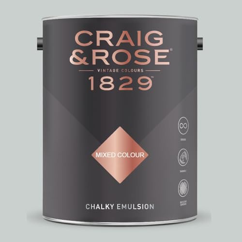 Image of Paint Stop CRAIG & ROSE 1829 CHALKY EMULSION STUDY ROOM BLUE 5L