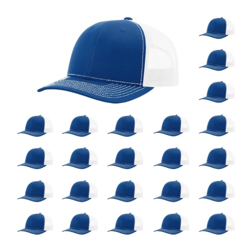 Richardson 112 Classic Six-Panel Adjustable Snapback Trucker Cap | Bulk Packs Available
