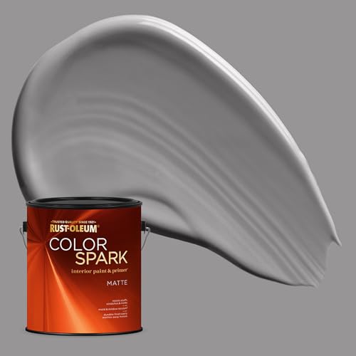 Image of Rust-Oleum Color Spark Interior Paint and Primer in One, Matte, Semi Precious, 1 Gallon