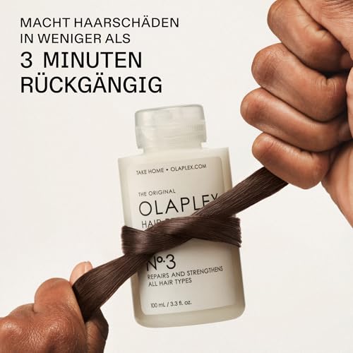 Olaplex No 3 Hair Perfector Haarkur, Konzentriert Für Trockenes, Strapaziertes Haar, Repariert Und Stärkt Alle Haartypen, 100ml