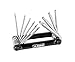 ARES 70077 | 10-Piece Tamper Proof Folding Star Key Set | Sizes Include Security Torx T-6 to T-30