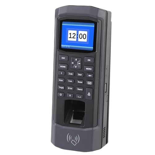 Asixxsix Time Clocks for Employees Small Business, Fingerprint Time Attendance Machine, Password/Fingerprint Access Control, Fingerprint Attendance Machine Time Attendance Clock