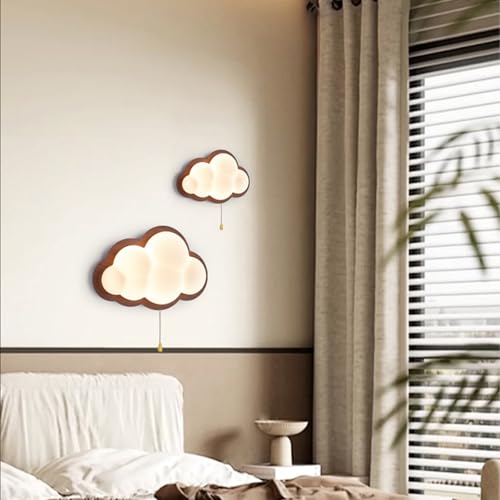 Lámparas de Pared para Dormitorio con Interruptor de Tracción y Luz Cálida para Bebés 7