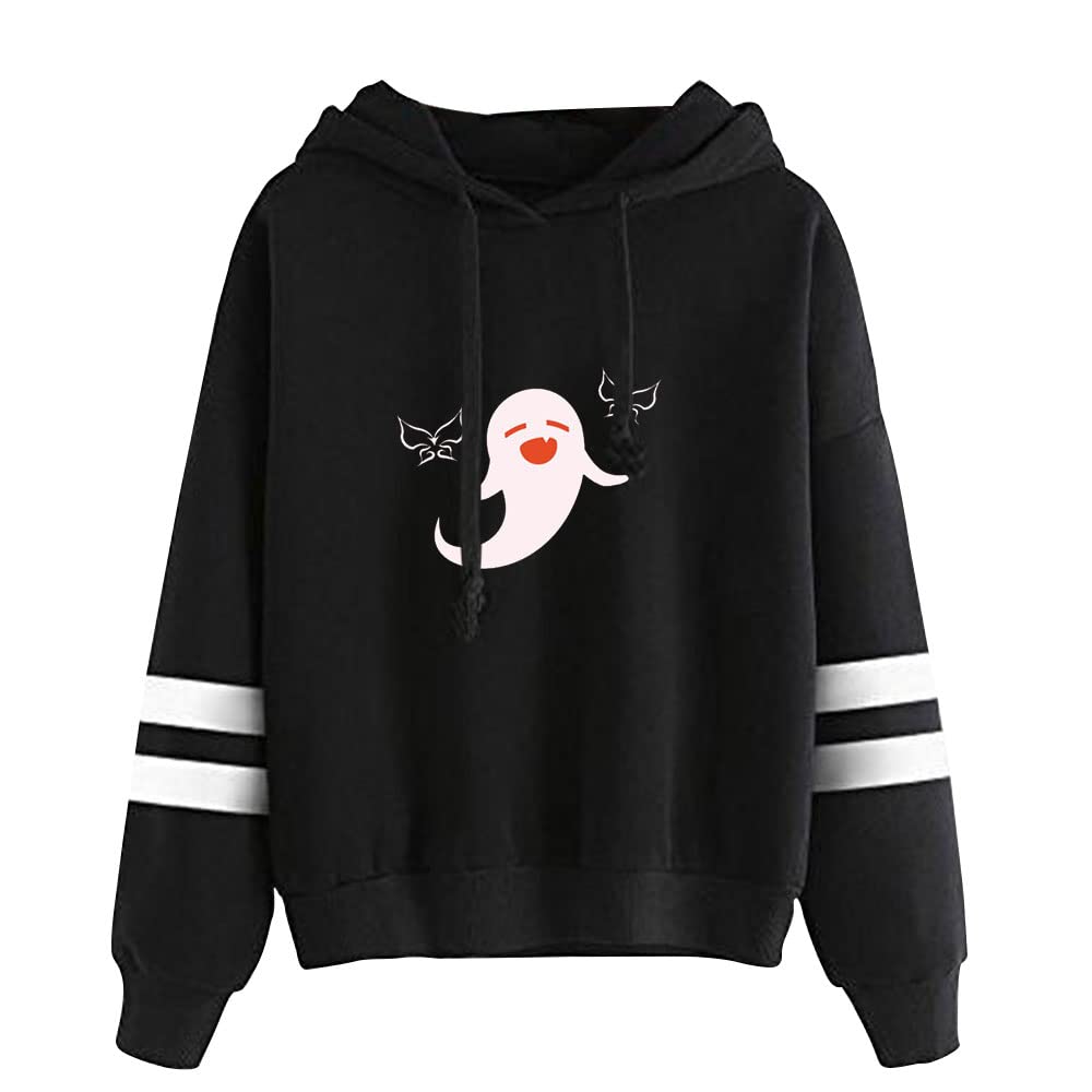 WBLXYMDP Genshin Impact Hu Tao Pullover Hoodie Merch Hoodis Sweatshirt Pullover Tracksuit Hip Hop Tops Genshin Impact TEE