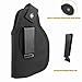 Bursport Concealed Carry Holster Fits Handgun with Optic Light Laser Attachment Universal IWB OWB Ambidextrous Carry