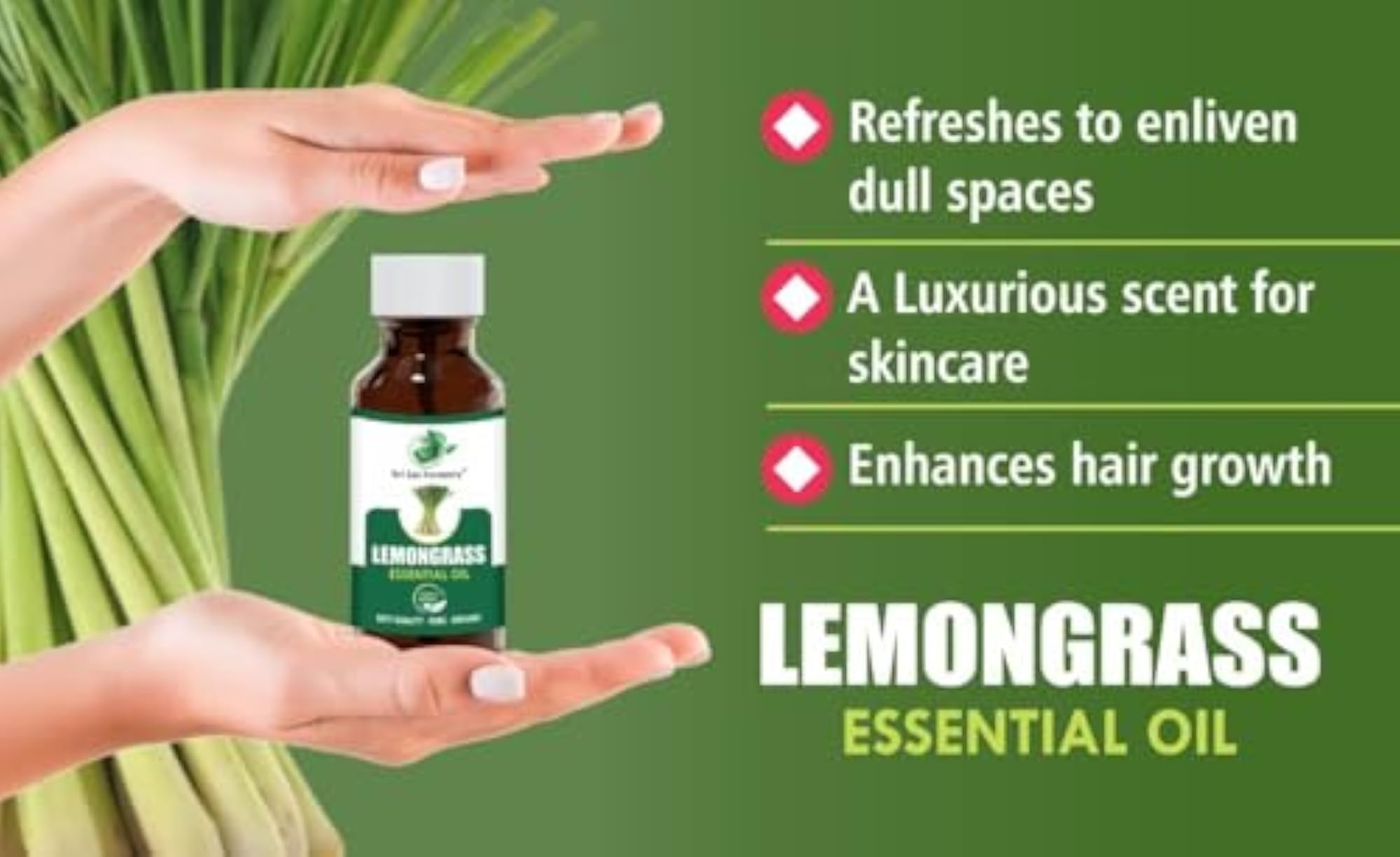 SRI SAI FORESTRY Lemongrass Essential Oil 90ml