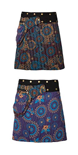 Coline Ethno-Rock, wendbar (Schwarz, Einheitsgröße)