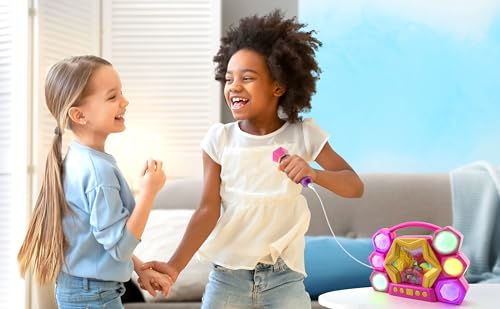 image for eKids Trolls Band Together Karaoke Microphone with Bluetooth Speaker f