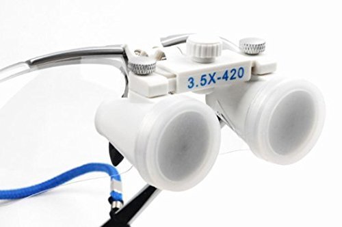 LEVIN-dental 3.5X Binokularlupen 420mm Arbeitsabstand Brille Lupenbrille