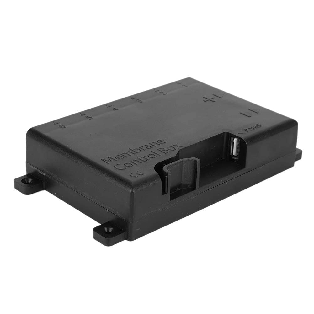FOOJo Interruptor de Panel táctil, 12-24V Coche Universal 6P LED Interruptor de Panel de Control de Membrana táctil Accesorio electrónico