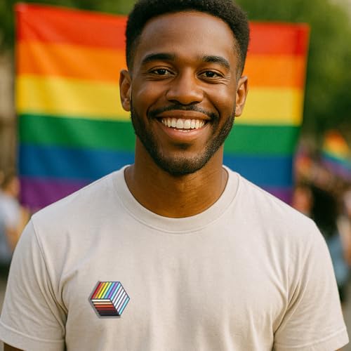 Image of 30PCS LGBTQ Pride Pins Set Ally Pins You Are Safe With Me Pin Rainbow Heart Decorations Accessories Merch Gay Lesbian Bisexual Trans Pride LGBTQ