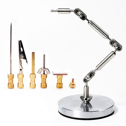 GQQSXZNTD Stop Motion Rig, Round Base Stop Motion Armature Kits, Stop Motion Animation Winder Rig System with 5 Connectors, Precise Positioning, More Display Pose for Stop Motion Animation