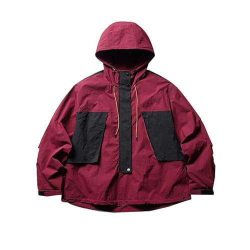Manteau à capuche de printemps vêtement de travail japonais homme GUOYUXIAO