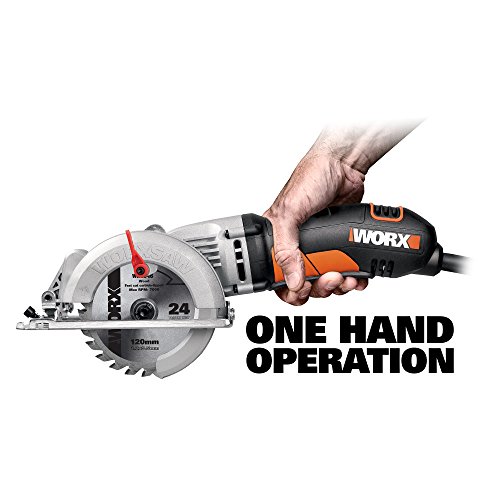 Worx Handkreissäge WX429 mit 400 W und 120 mm Schnittdurchmesser