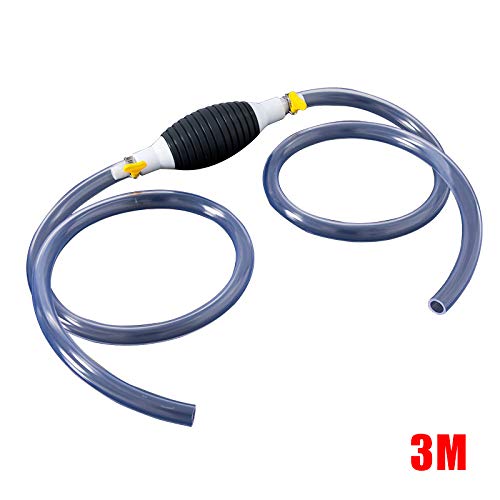 Dheera Sugador de tanque de combustível para carro, bombas manuais de mangueira de sifão, convenient