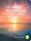 Unspirational 2021 Large Monthly Planner Calendar: i'd rather be sleeping