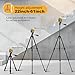 PREXISO Professional Laser Level Tripod - 61 Inch Sturdy Aluminum Tripod for Laser Levels, Lightweight Extendable Tripods Stand with Bag, Anti-Slip Feet, Quick Release Plate with 1/4