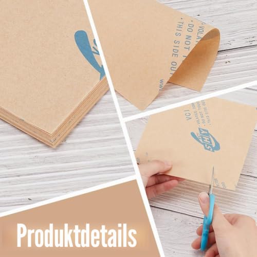 BENECREAT 60 Blätter Antirostpapier, Rostfreies Papier 15x15cm, 0.1mm Dickes Anti-Korrosionspapier Zum Schutz von Schmuck, Metallwaren, Elektronik- Und Musikinstrumente
